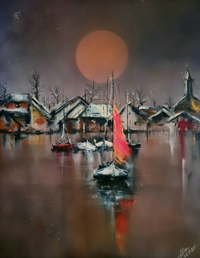 ArteDiAlina.com painting: Happy life